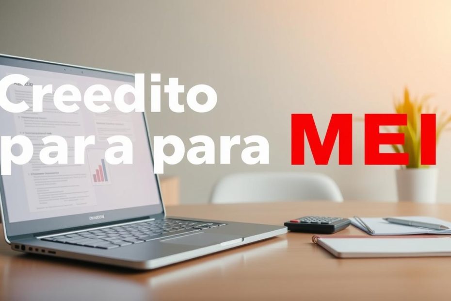 crédito para MEI, microempreendedor, banco