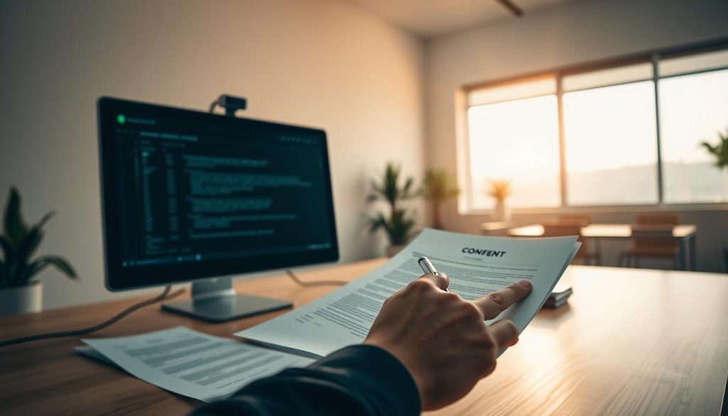 processo de consentimento